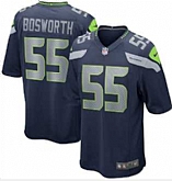 Men's Seattle Seahawks #55 Brian Bosworth Steel Blue Vapor Untouchable Nike Limited Jersey Dzhi,baseball caps,new era cap wholesale,wholesale hats